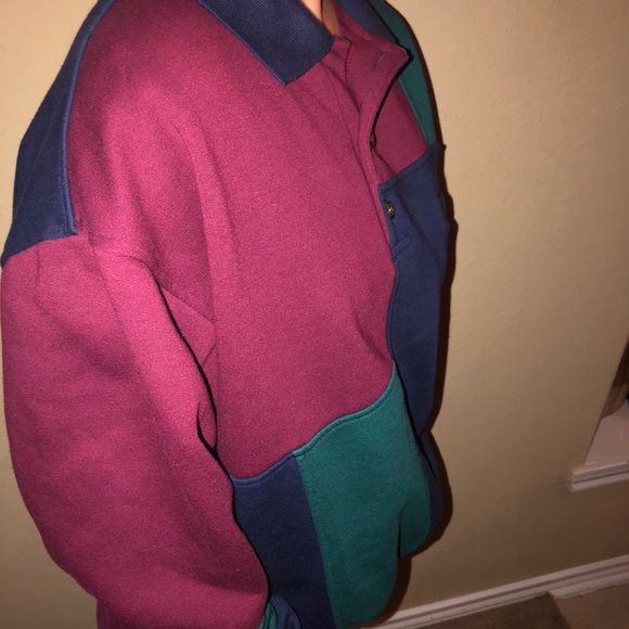 Vintage unisex pull over hoodie - Picture 5 of 6